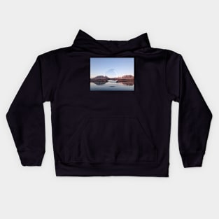 Sphere Over Lake Kids Hoodie